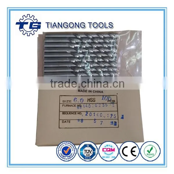 DIN338 roll forged M2 high quality 2mm turbo max drill bit