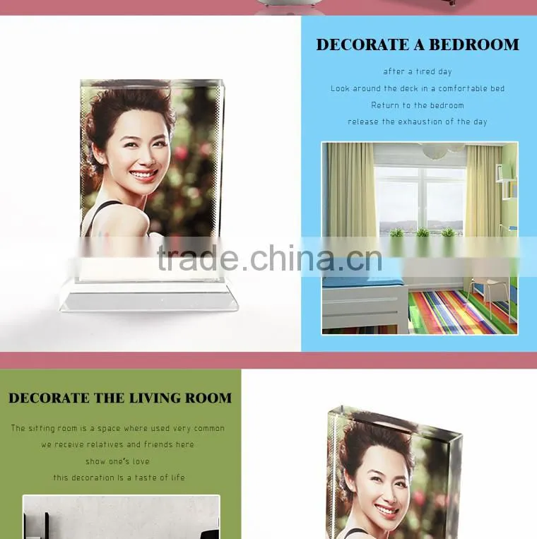 Sunmeta factory Photo crystal UV crystal sublimation crystal sublimation photo crystal BSJ-08