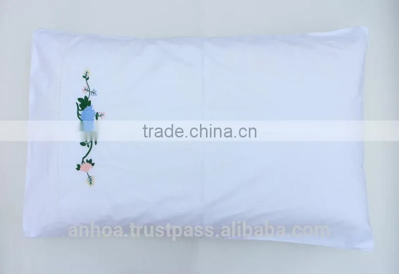 Hand embroidery designs, hand embroidery pillow case