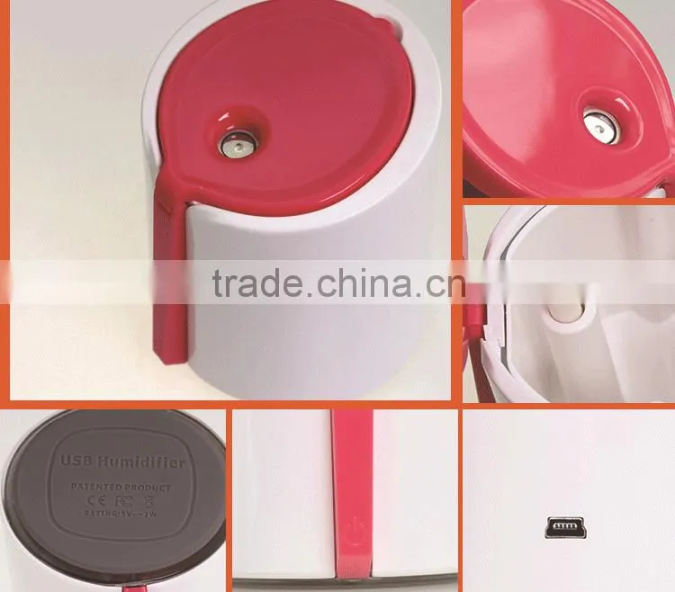 white and green and cheap and safe mini usb humidifier
