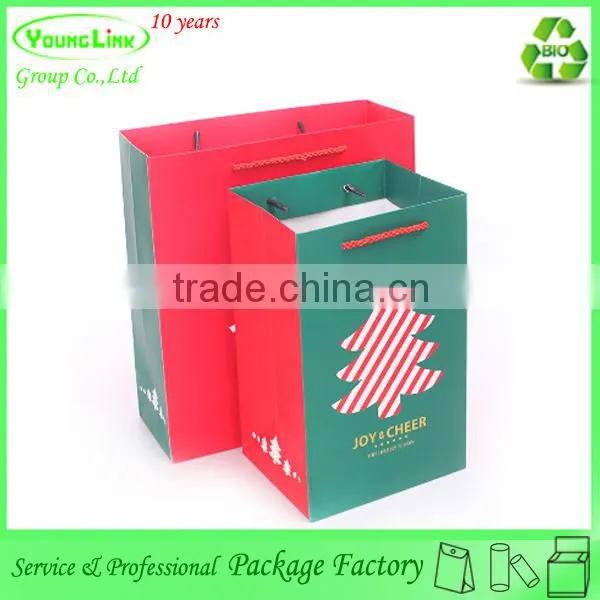 Lovely printing paper christmas tree storage bag