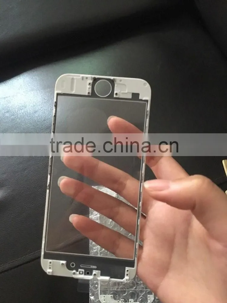 Factory for iPhone 6 glass + frame + OCA support by cold glue press technical