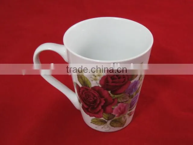 YF28021 ceramic hug mug with print