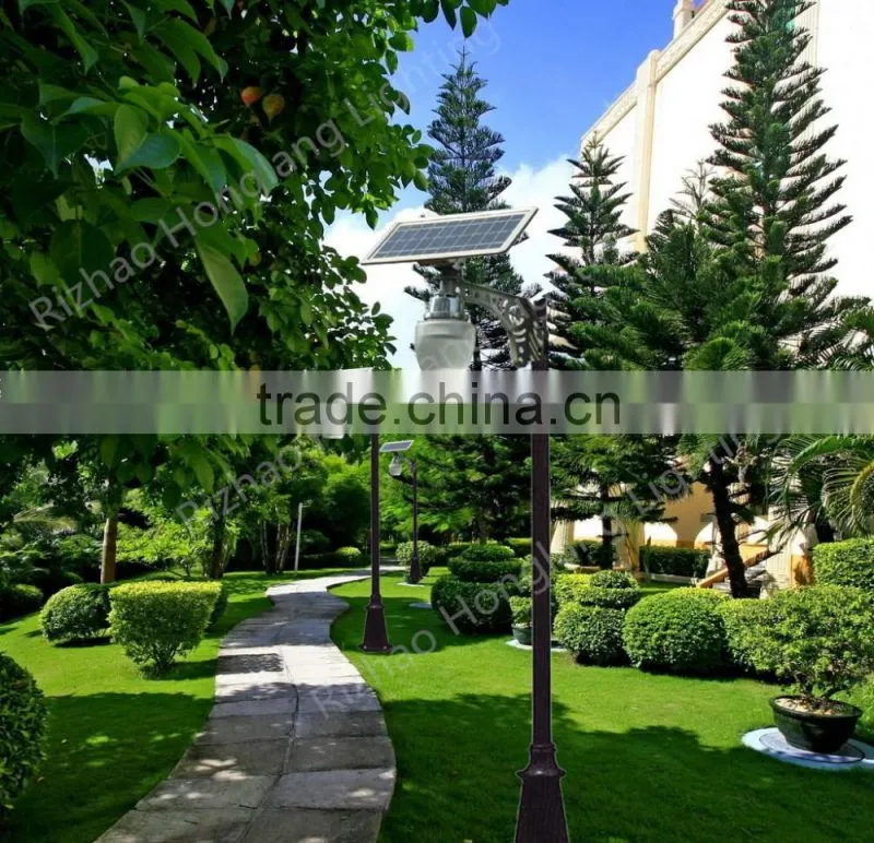 outdoor 10w peach ball led solar garden light