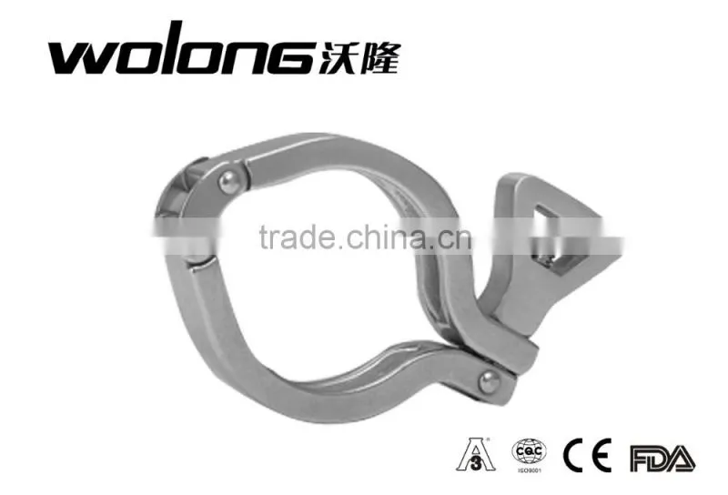 Stainless Steel Sanitary quick release pipe clamps