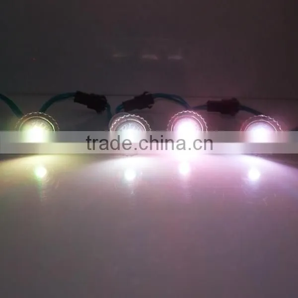 16mm WS2811 led pixel light,1pcs 5050 SMD with 1pcs WS2811 IC bult-in;16mm diameter;1pcs/string,DC5V,Waterproof IP65