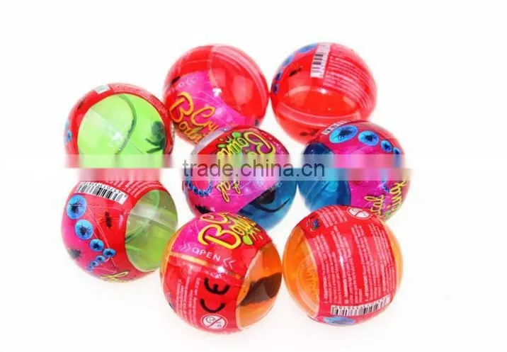 Crystal putty bouncing ball plastic bola cristal saltarina pelota capsule in vending Machine
