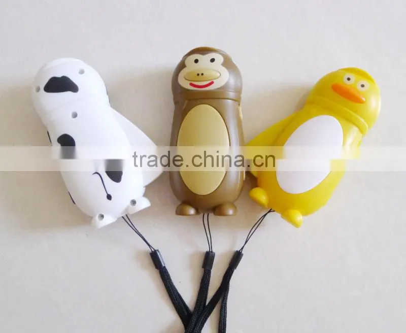 Theme Park Giveaway cow shape dynamo flashlight