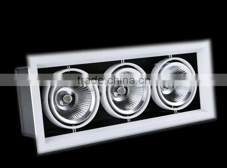 Triple Head 3*12W LED COB Rectangle Grill Light