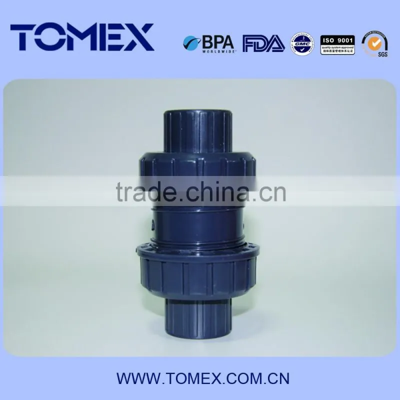 China wholesale water line check valve in pvc material