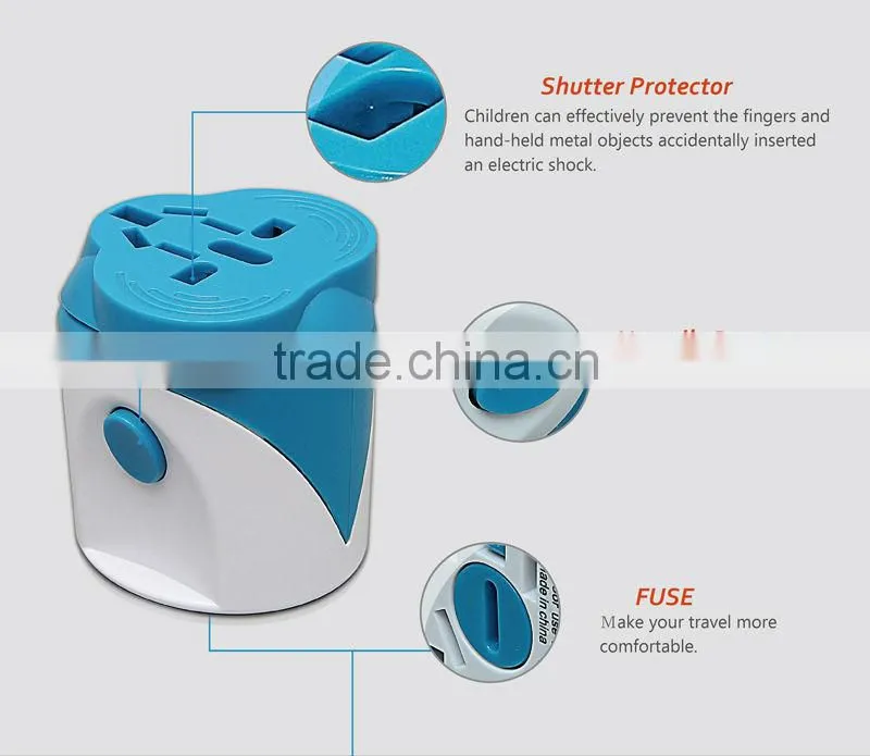 2016 Best Price High Quality Universal Travel Adapter Socket 110-250v