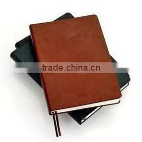 2015 new design leather cover notebook