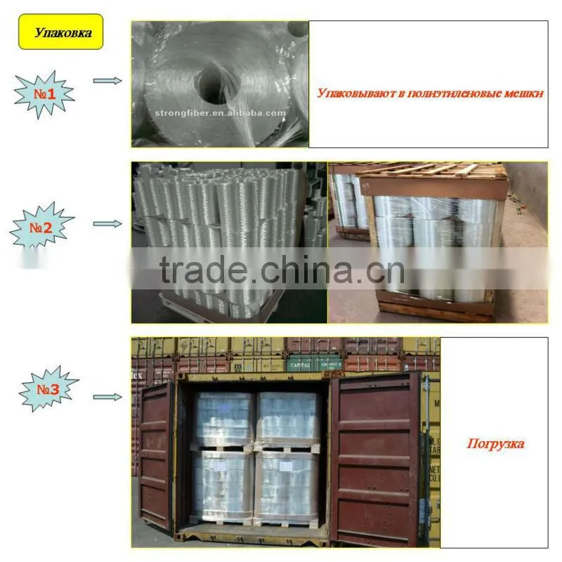 E-Glass fiber 2400 tex Multiend Roving For Spray Up