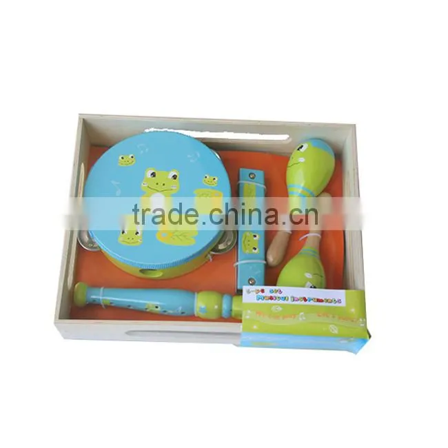 Wood music instruments toy for kid,child favourite wood musical toy sets