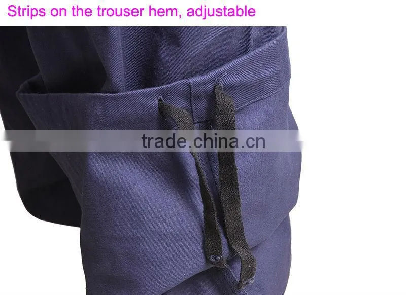 OEM men's VISA cotton short sleeve coverall workwear