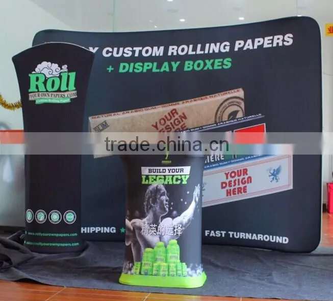 Lighweight advertising trade show booth design