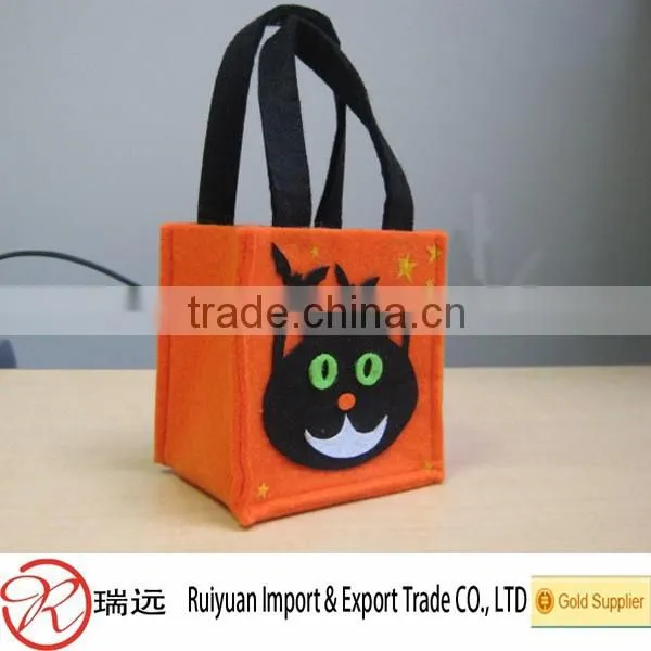 2016 Up to date cute night owl felt bag for halloween
