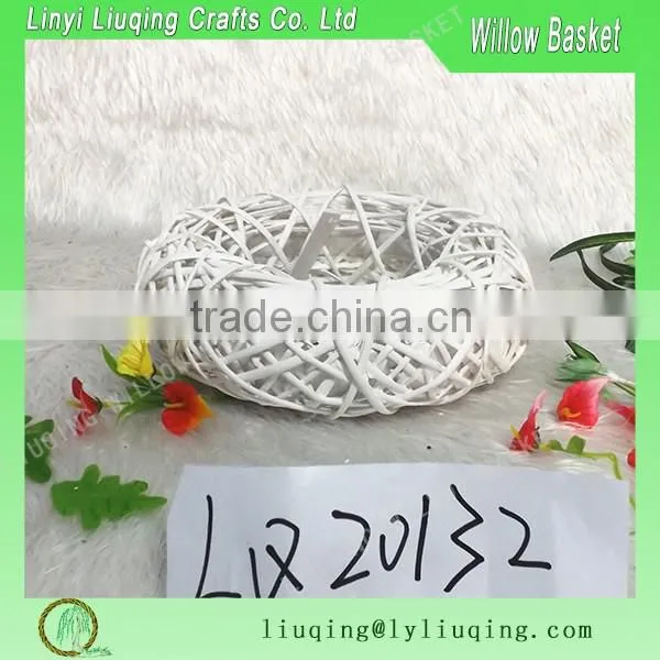 wholesale decorative Christmas round willow wicker wreath