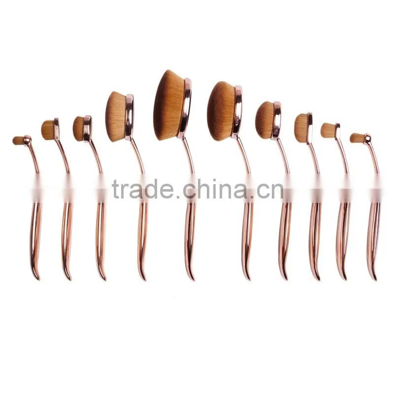 World best selling products rose gold mermaid makeup brushes make your own brand