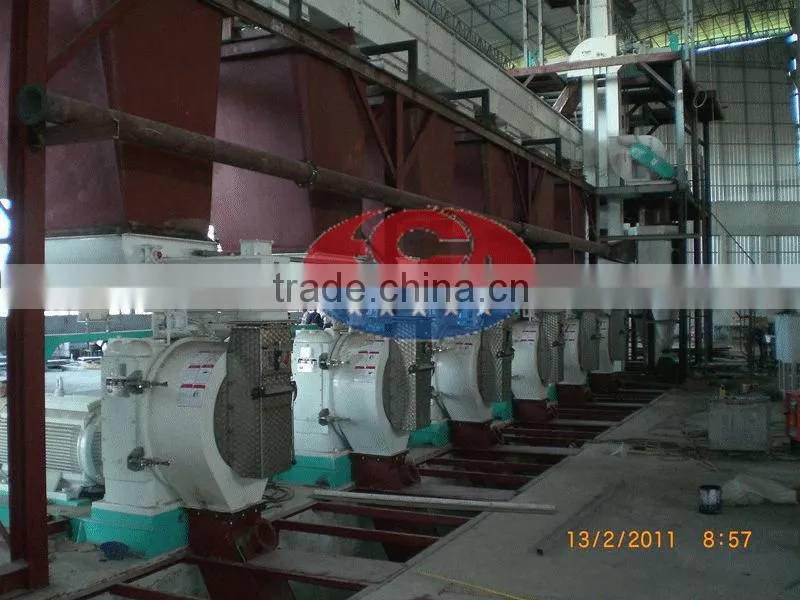 Ring die biomass wood pellet making machine