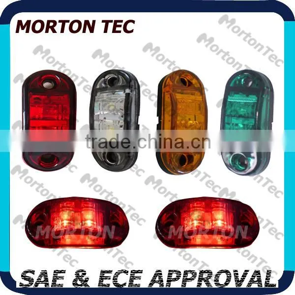 Mini led lights for trailer with green/yellow/white/red trailer side marker light