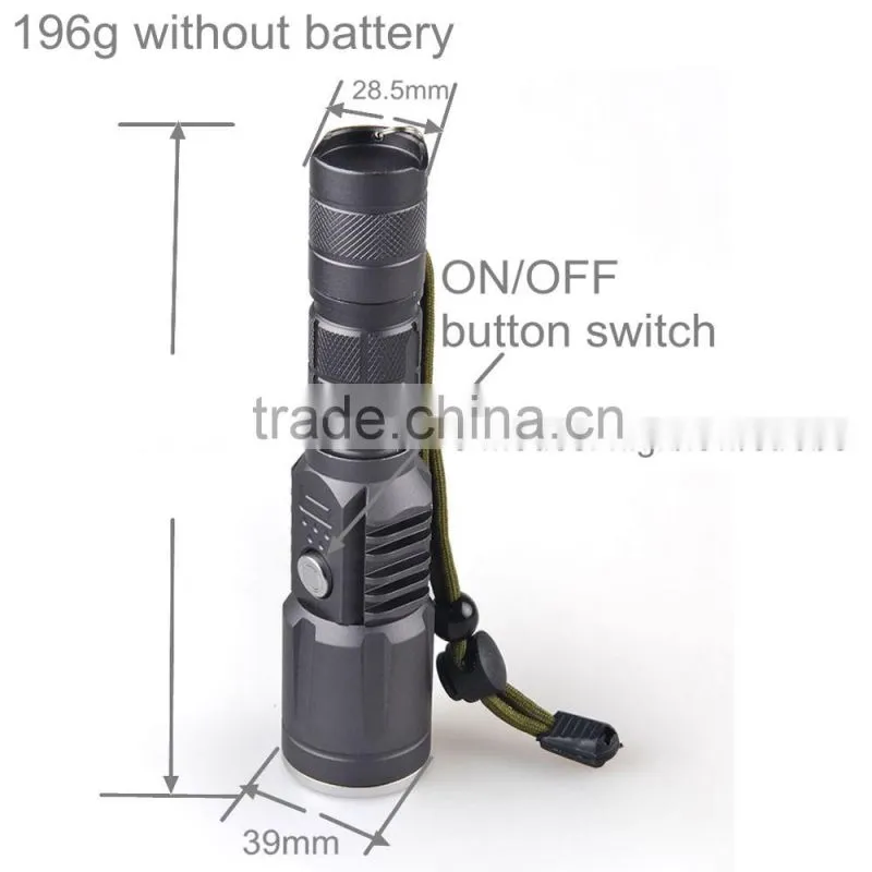 XML2 1000 Lumen LED Rechargeable Power Bank Flashlight with USB Port