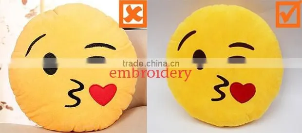Top Quality Plush Emoji Keychain/ Emoji Keyring In Different Size