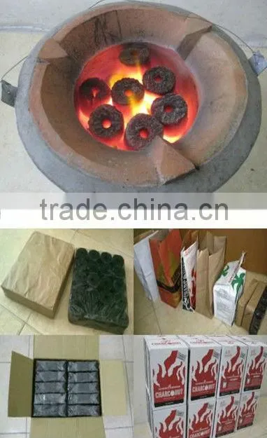 Coconut shell charcoal briquette making machine