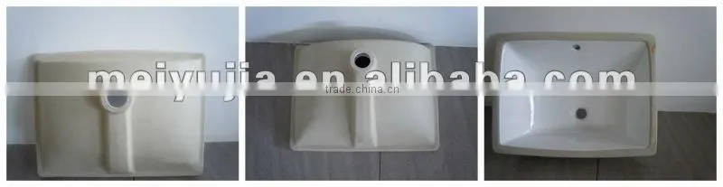 UPC bathroom sanitary ware ceramic wash sink wash basin under mount basin