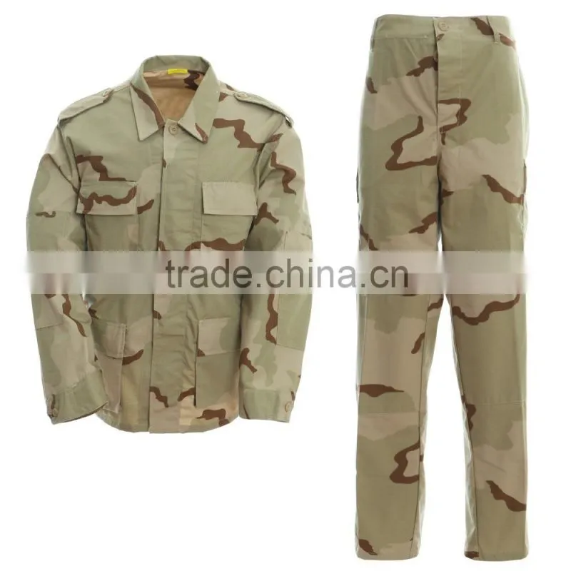 Three color desert camo best military uniforms