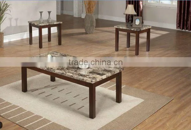 Beggie color Faux Marble Coffee Tables