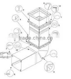 OHA Brand HACH-V Duct Equipment For Bending And Trimming,High Quality Edge Banding Machine, Edge Trimming Machine