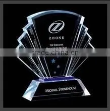 golf crystal trophy