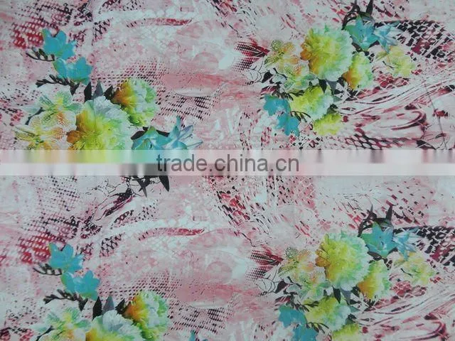 Lastest 100% Cotton Digital Printed Fabric