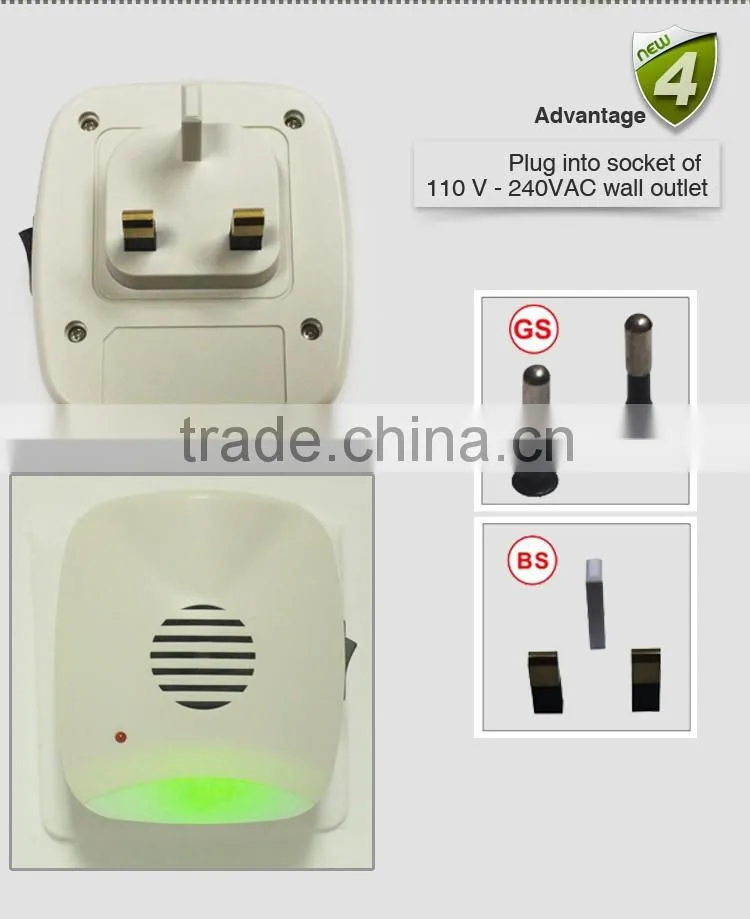 For good life With LED Night Light Mini Plug-in Electronic Ultrasonic anti cockroach