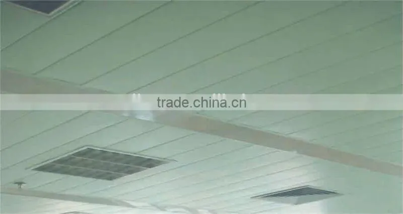 Wooden Grain Windproof S - shaped Interior Aluminum Ceiling Integrated Linear Ceiling