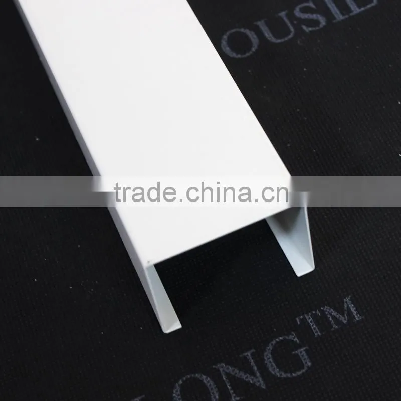 Rust Proof Customized Aluminum/Metal B Shaped Strip Linear Interior Ceiling