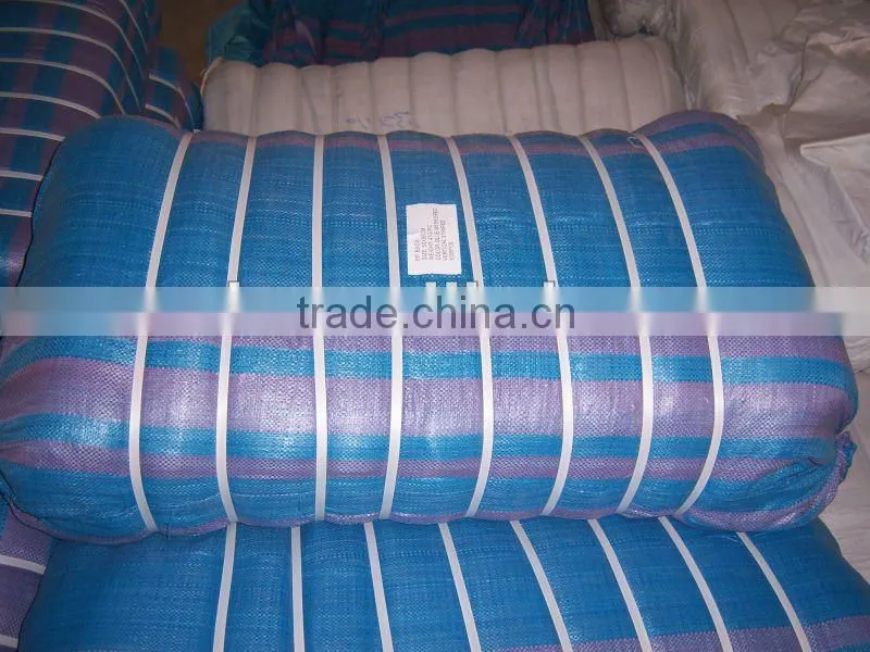 blue pp woven bags 50kgs for packing rice or flour