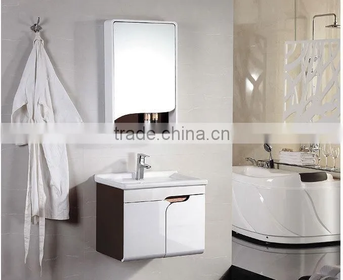 ROCH 8017 Hot Sale PVC Bathroom Vanity OEM With Silver Mirror