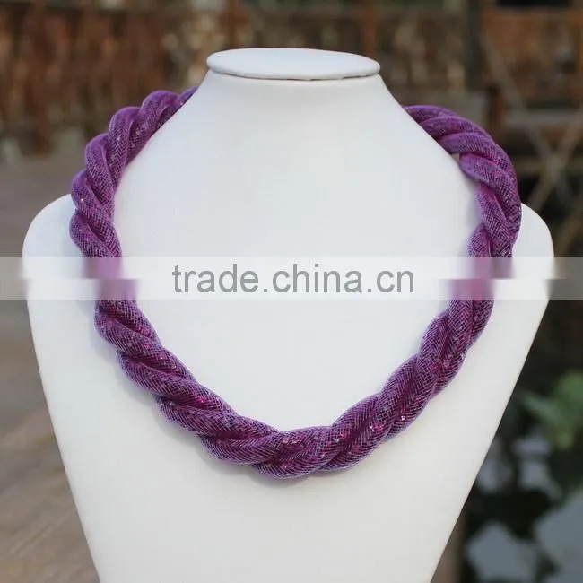 2015 new fashion design necklace jewelry stardust necklace