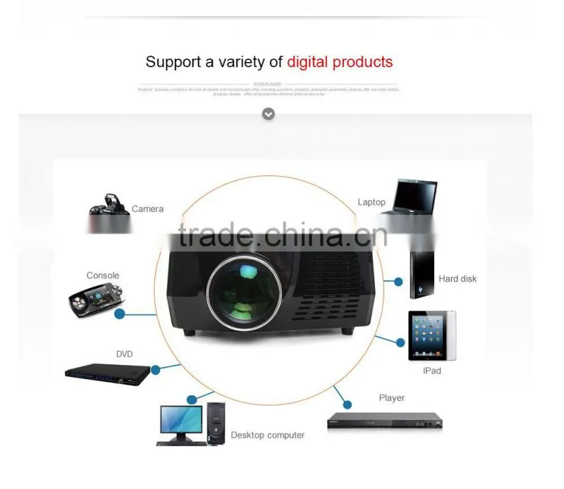 Factory price!! 2800 Lumen Multimedia Digital Projector