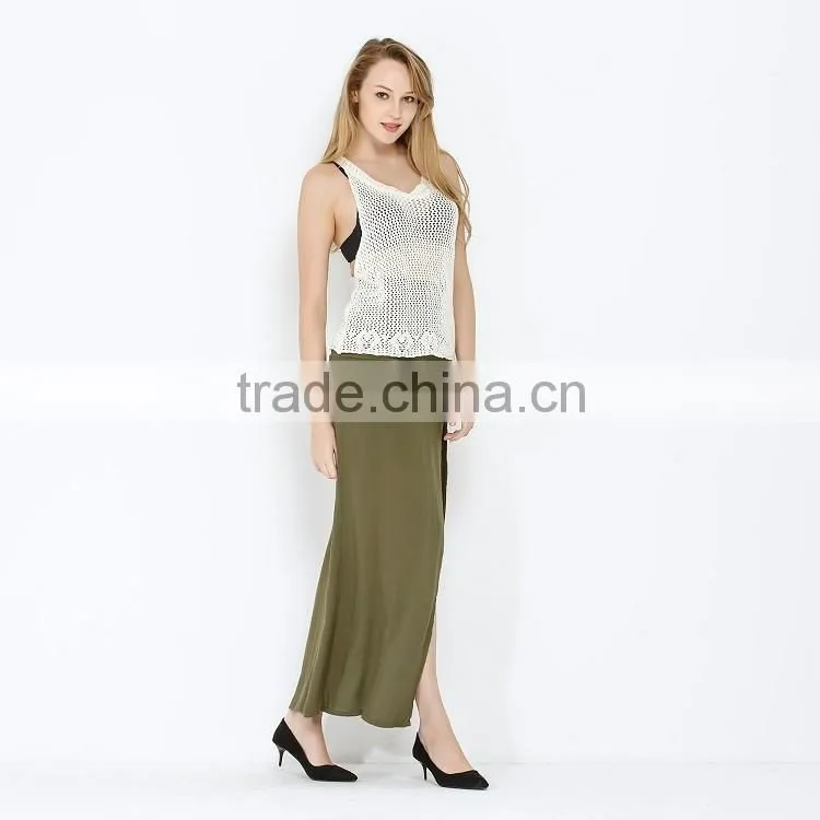 Wholesale plain tank mesh tops for women summer 2016 cheap