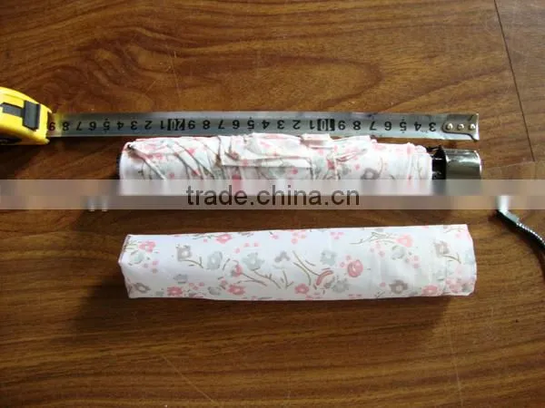 19" Pencil Folding Umbrellas Printed for Wemen