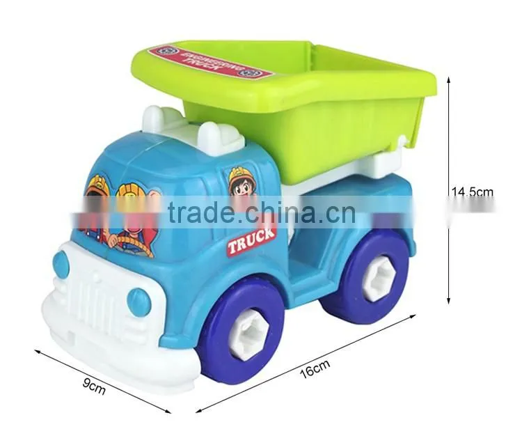 DIY construction vehicles toys kids assembly car toys