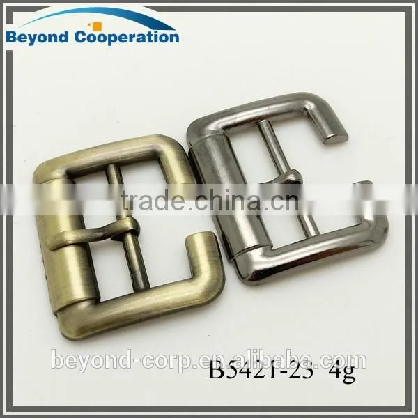 23mm anti brass brushed lady sandal shoe decorations shoe buckle