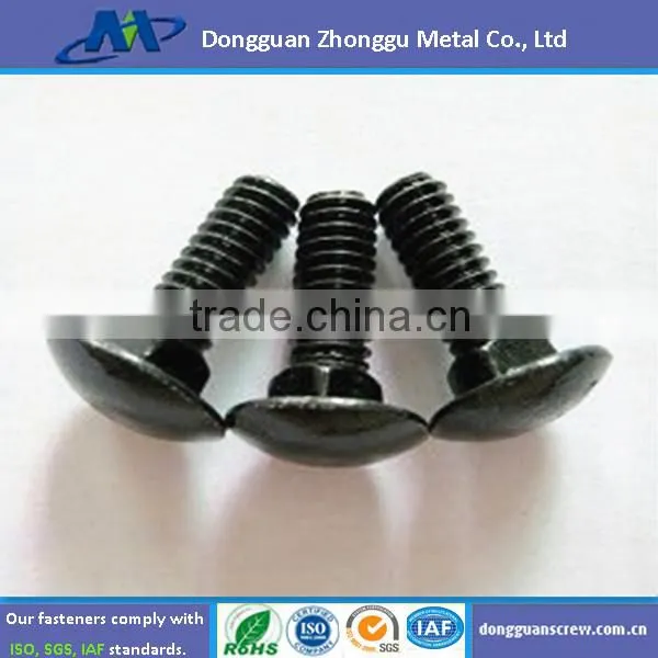 2015 Zhonggu Manufacturer High Quality Carriage Bolt With Mushroom Head