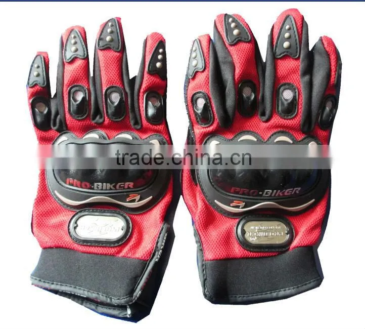 Breathable cheap leather gloves leather motorcycle gloves