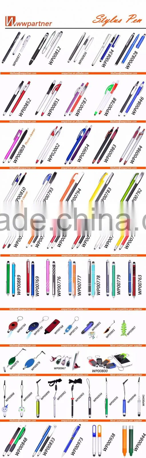 Office Smooth Line Twist Action Ball Pen with Metal Body