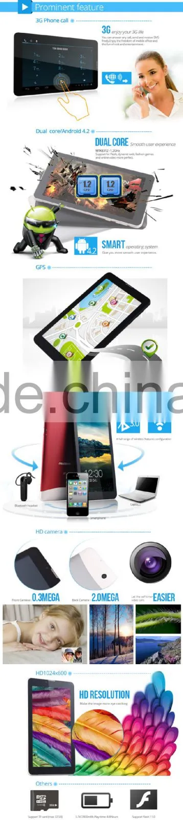Super hot! Trade assurance Colorful tablet case MTK6572 Dual core 7 inch android 4.4 tablet