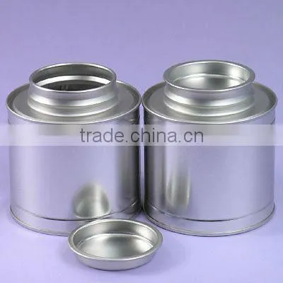Round Tea Tin Can